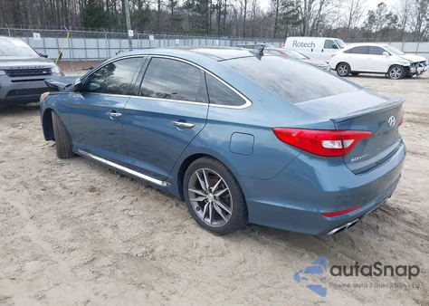 2015 Hyundai Sonata Sport 2.0T from USA, damaged, VIN 5NPE34AB9FH061265